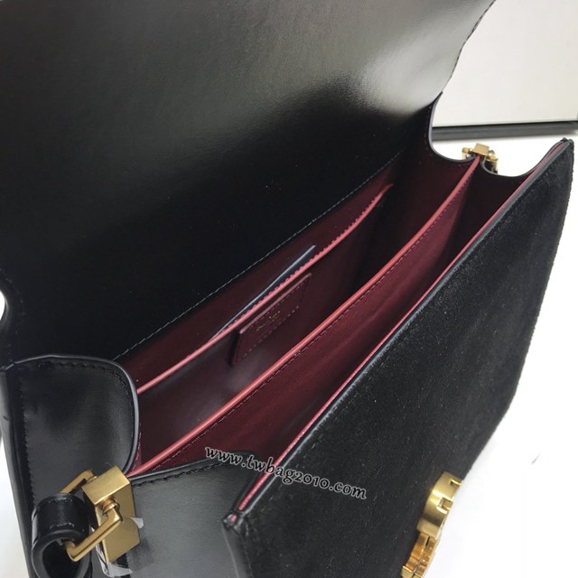 YSL专柜款女包 聖羅蘭經典款CASSANDRA牛皮磨砂Y型鎖扣 YSL手提肩背斜挎包 532752  jjh1054